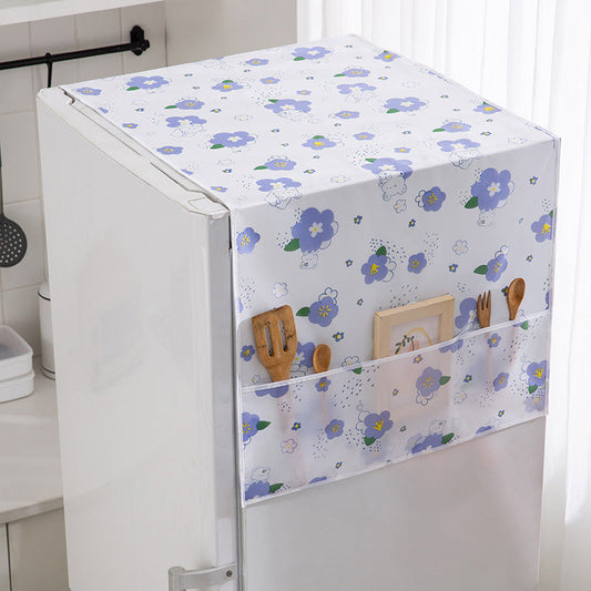 📢📢50% OFF !! ⏰Fridge cover – UV protection, storage pockets, durable & easy to clean!