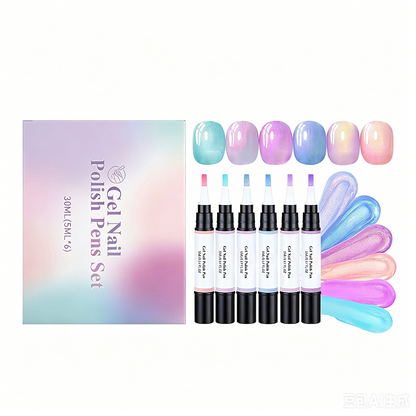🥳 50% OFF! 🥳  6-Piece Gel Nail Polish Pen Set💕