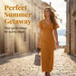 👗 LIMITED-TIME 50% OFF! ✨ Women's V-Neck Polka Dot Maxi Dress – Flutter Sleeves, Form-Fitting, Breathable 🎀