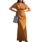 👗 LIMITED-TIME 50% OFF! ✨ Women's V-Neck Polka Dot Maxi Dress – Flutter Sleeves, Form-Fitting, Breathable 🎀