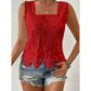 🎉 2026 Sale — Over 50,000 Sold! 💝 Women's Elegant Square Neck Lace Tank Top