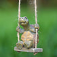 🌈🌞Whimsical Turtle Swing Decor