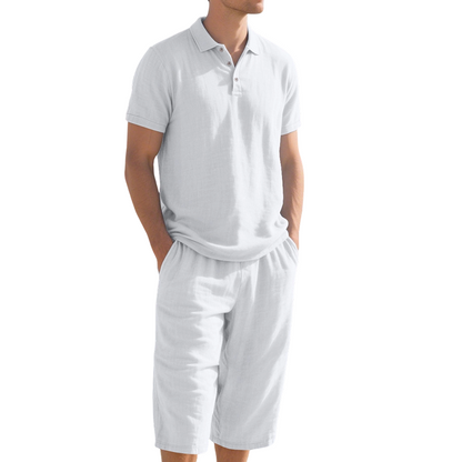 Men's Linen Shirt & Casual Trousers Set 👔👖 Light, Airy & Made for Sun-Soaked Days ✨