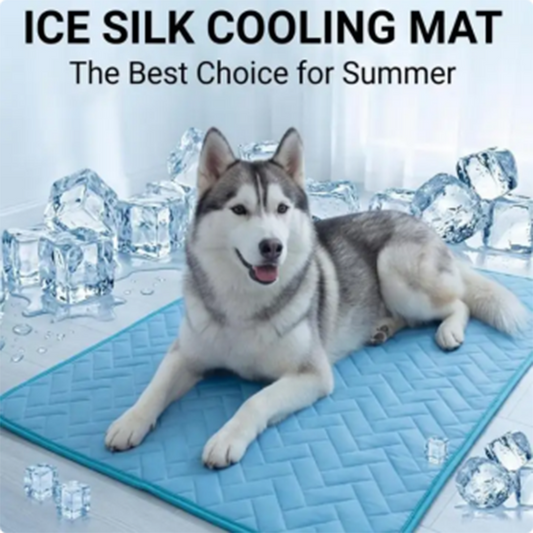 Breathable Ice Silk Cooling Pet Mat