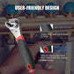 🔧 ADJUSTABLE ANGLE RATCHET WRENCH — Pivoting Multi-Position Head | 72-Tooth Fine Ratcheting |