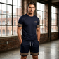 Men Summer 2-Piece T-Shirt and Shorts Casual Set