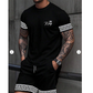 Men Summer 2-Piece T-Shirt and Shorts Casual Set