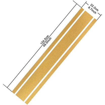 Universal Car Hood Racing Stripe Decal Sport Body Side Stickers