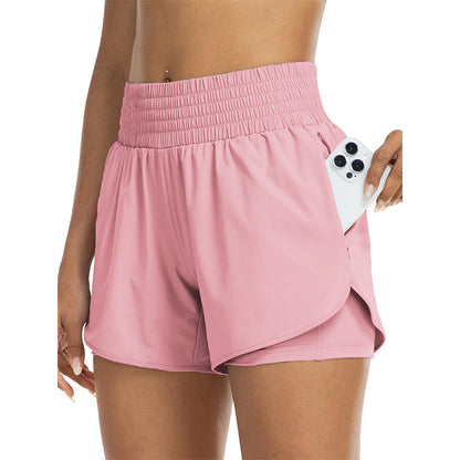 Women's Double-Layer Yoga Shorts 🏃‍♀️ Two Layers, Total Confidence – Move Freely, Stay Covered ✨
