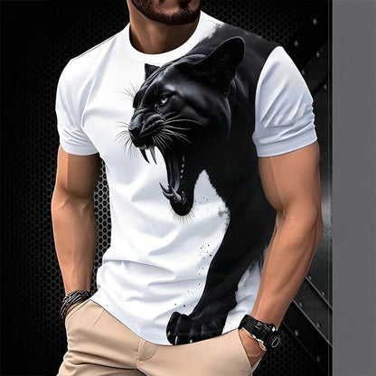 🎉 LIMITED TIME 50% OFF! 👕 Men's Breathable Graphic Printed T-Shirt – Ergonomic Athletic Fit & Fade-Resistant Digital Print 💪