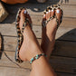 Leopard Print Flip-Flops with Heart Charm 🐆 A Little Wild, a Little Sweet – Slide into Summer with Style ✨