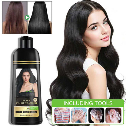 🎉 2026 Sale — Over 43,000 Sold! 🧴 Shampoo, Dye & Condition in 1 Step – 99.9% Gray Coverage, No Salon Needed! ✨