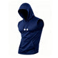 🏋️ Men's Athletic Sleeveless Hoodie Vest —  Breathable Moisture-Wicking | Perfect for Workout & Running