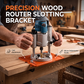 🔧 50% OFF NOW! ⚙️ Aluminum Alloy Router Slotting Bracket – Precision Straight Slots, Heavy-Duty & Universal Fit for Woodworking ✨