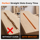 🔧 50% OFF NOW! ⚙️ Aluminum Alloy Router Slotting Bracket – Precision Straight Slots, Heavy-Duty & Universal Fit for Woodworking ✨