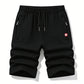 Men's Casual Drawstring 3/4 Shorts