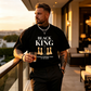 👕📏 LIMITED TIME 50% OFF! ♟️Men's Plus Size Chess Slogan Tee – Bold print & relaxed fit – Wear your game with pride.