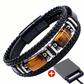 ⏳🔥LIMITED-TIME 50% OFF! ⏰🧵 Braided PU Leather Bracelet for Men & Women – Tiger Eye Stone, Unisex, Layered Design ✨