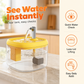 Silent Pet Drinking Dispenser with Food-Grade PET Bowl 🐾 Fresh, Flowing & Perfect for Picky Drinkers ✨