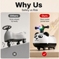 Panda Baby Ride-On Sliding Car with Music and Lights