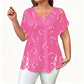 🎉 LIMITED TIME 50% OFF! 👚 Cutout V-Neck Tee – Effortless Side-Tie Chic 🌸