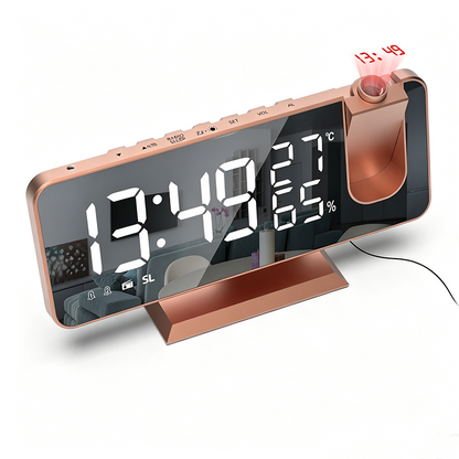 Smart Radio Projection Clock Dual Alarm