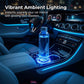 ⏳Limited-time 50% off⏰Rechargeable LED Car Cup Holder Lights♨️