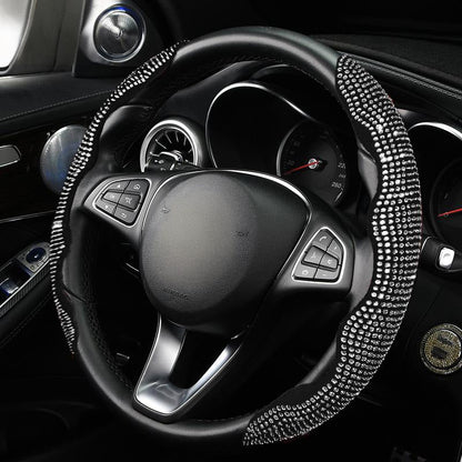⏳Limited-time 50% off⏰Rhinestones Bling Cover for Auto Steering Wheels💎🚗