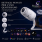 🌌 LIMITED-TIME 50% OFF! 💫 USB lamp with starry sky projection – 13 interchangeable film discs & flexible neck✨