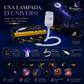🌌 LIMITED-TIME 50% OFF! 💫 USB lamp with starry sky projection – 13 interchangeable film discs & flexible neck✨