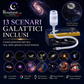 🌌 LIMITED-TIME 50% OFF! 💫 USB lamp with starry sky projection – 13 interchangeable film discs & flexible neck✨