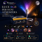 🌌 LIMITED-TIME 50% OFF! 💫 USB lamp with starry sky projection – 13 interchangeable film discs & flexible neck✨