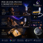 🌌 LIMITED-TIME 50% OFF! 💫 USB lamp with starry sky projection – 13 interchangeable film discs & flexible neck✨