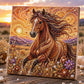 🏆 Last Day Special Price £9.99🦉💛 Highland Cow Pearl Art DIY Kit – Relaxing DIY Craft to Create Stunning Coastal Artwork