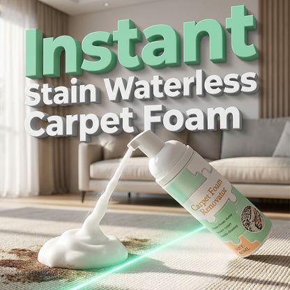 🔥Waterless Carpet Foam Stain Remover with Towel