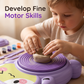 🎨🌀 Kids Electric Pottery Wheel – DIY Clay Craft Kit. Spin, shape, create – endless fun for young artists. 🔥👧👦
