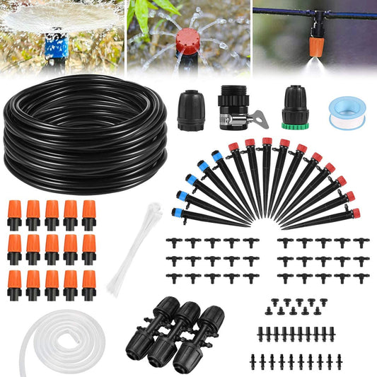 🌱 50% OFF NOW! 💧 Garden Automatic Micro Irrigation Tubing Kit – Water-saving, easy to install & adjustable – Perfect for plants, flower beds & greenhouses 🌿