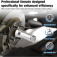 🔧 2026 Sale — Over 53,700 Sold! 🛠️ 10-Piece Axle Spindle Thread Chaser Set