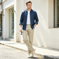 👖Men's Slim-Fit Casual Pants with Elastic Waist