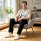 👖Men's Slim-Fit Casual Pants with Elastic Waist