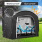 🚲🏠 Outdoor Portable Bike Storage Shed – weather-resistant, spacious, easy assembly – fits bikes, tools & lawn mower. 50% OFF! 🔥💪