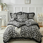 🐆 50% OFF NOW! 🛌 Leopard Print Ruffled Duvet Cover Set – Soft fabric, chic ruffle detail & vibrant print – Perfect for a bold, cozy bedroom makeover ✨