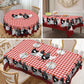 🐓❤️ 50% OFF! Farmhouse Rooster Tablecloth | Red Buffalo Plaid Chicken Table Cover