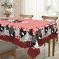 🐓❤️ 50% OFF! Farmhouse Rooster Tablecloth | Red Buffalo Plaid Chicken Table Cover