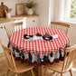 🐓❤️ 50% OFF! Farmhouse Rooster Tablecloth | Red Buffalo Plaid Chicken Table Cover