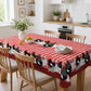 🐓❤️ 50% OFF! Farmhouse Rooster Tablecloth | Red Buffalo Plaid Chicken Table Cover