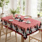 🐓❤️ 50% OFF! Farmhouse Rooster Tablecloth | Red Buffalo Plaid Chicken Table Cover
