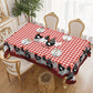 🐓❤️ 50% OFF! Farmhouse Rooster Tablecloth | Red Buffalo Plaid Chicken Table Cover
