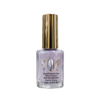 💜 BUY 1 GET 1 FREE! 💅 Lilac Mirror Nail Strengthener – Glossy finish, vegan formula & strengthens nails – Perfect for healthy, shiny nails at home ✨