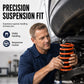 🛡️ Air Helper Springs for Coil Suspension – Restore Ride Height & Handling When Towing Caravans or Heavy Loads, Kit with Brackets 🏗️✅